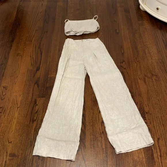 Reformation Cream Wide Leg Jumpsuit - Picture 3 of 10